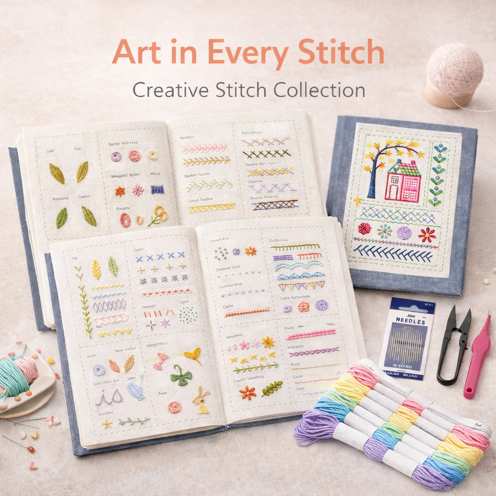 Mindful Embroidery Stitch Book