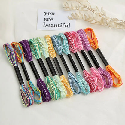 Zontrox Pastel Embroidery Thread Set