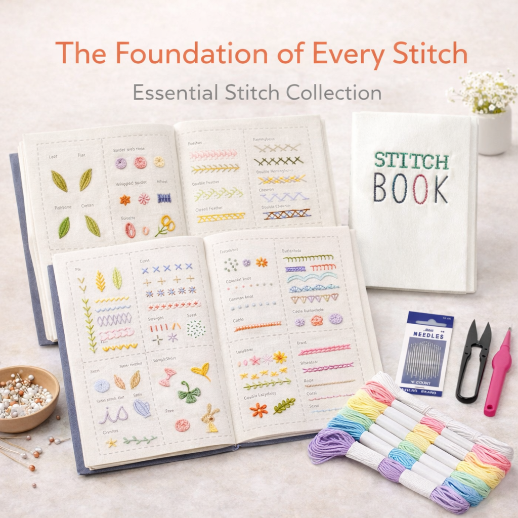 Mindful Embroidery Stitch Book