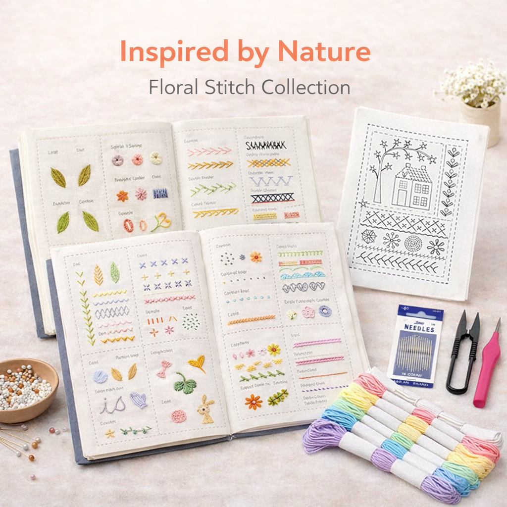 Mindful Embroidery Stitch Book